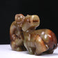 An Excellent Yellow Jade Auspicious Beast Group