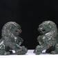 An Excellent Pair Of Jasper Lions