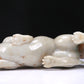 An Elaborate White Jade Auspicious Beast Group