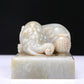 An Elaborate White Jade 'Elephant' Seal