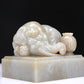 An Elaborate White Jade 'Elephant' Seal