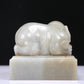 An Elaborate White Jade 'Elephant' Seal