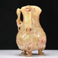 An Elaborate Yellow Jade 'Chi-Dragon' Tripod Ewer With Four 'Chi-Dragon' Cups