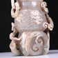 An Elaborate White Jade 'Dragon& Phoenix' Pot