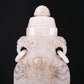 An Elaborate White Jade Gilded 'Dragon& Phoenix' Vase And Cover