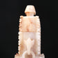 An Elaborate White Jade 'Animal Mask' Vase And Cover