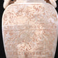 An Elaborate White Jade 'Hunting' Flower-Handled Vase And Cover