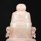 An Elaborate White Jade 'Animal Mask' Vase And Cover