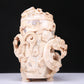 An Elaborate White Jade 'Dragon& Phoenix' Tripod Jar And Cover