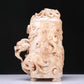 An Elaborate White Jade 'Dragon& Phoenix' Tripod Jar And Cover