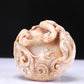 An Elaborate White Jade 'Dragon& Phoenix' Tripod Jar And Cover