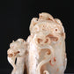 An Elaborate White Jade 'Dragon& Phoenix' Jar