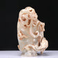 An Elaborate White Jade 'Dragon& Phoenix' Jar