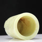 A Fabulous Yellow Jade 'Animal Mask' Tripod Brush Pot