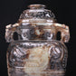 A Fabulous White Jade 'Dragon' Vase And Cover