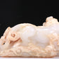 A Fabulous White Jade Auspicious Beast Group