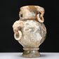 An Archaic Yellow Jade 'Auspicious Beast' Vase