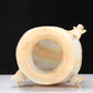 An Archaic White Jade 'Bird' Vase And Cover