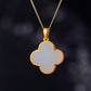 Silver gold plated Hetian jade pendant